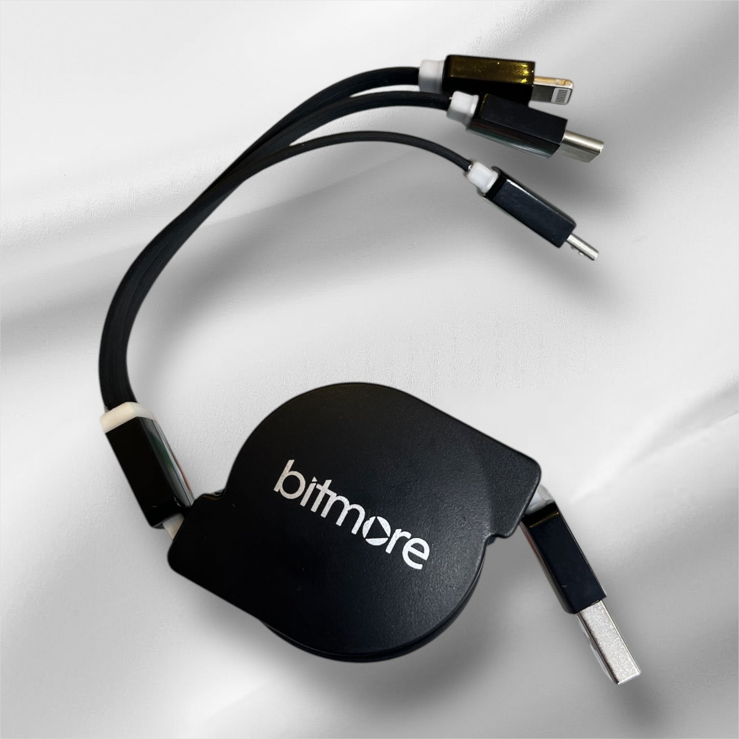 Bitmore Fast Charge Retractable 3 in 1 Charging Cable