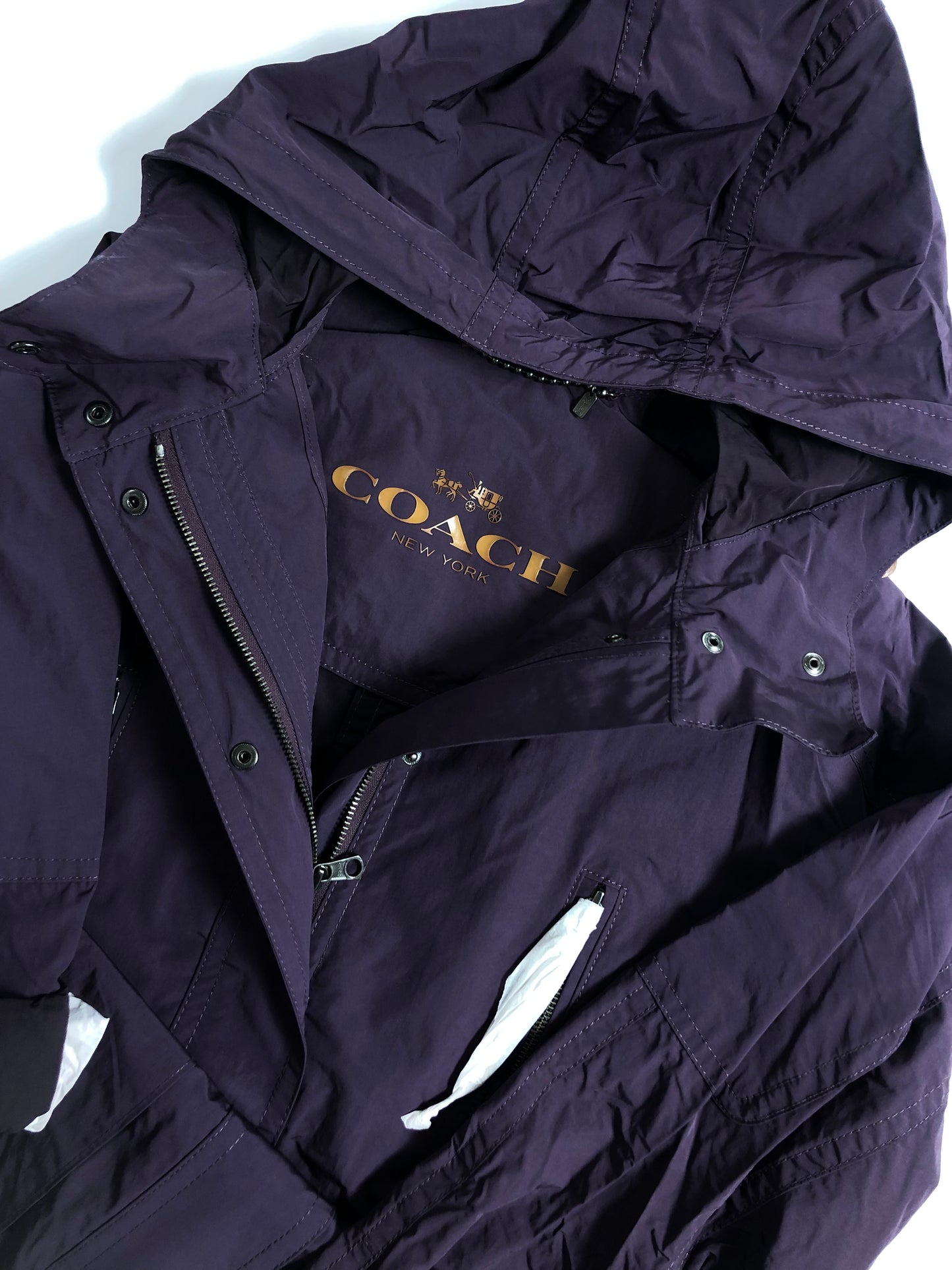 COACH LONG JACKET Waterproof