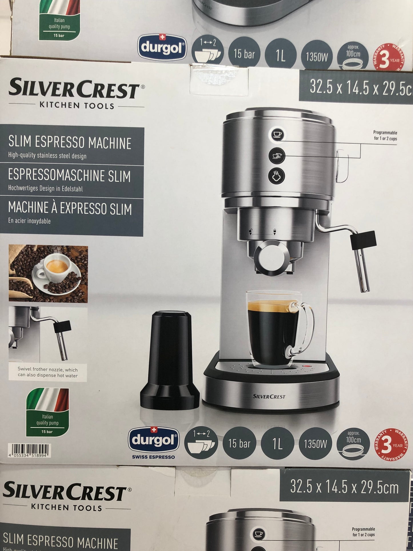 SILVER CREST Espresso Machine