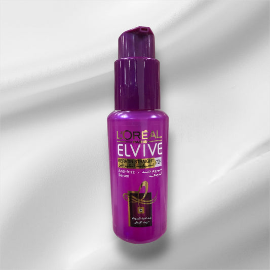 Loreal elvive keratin straight anti-frizz serum