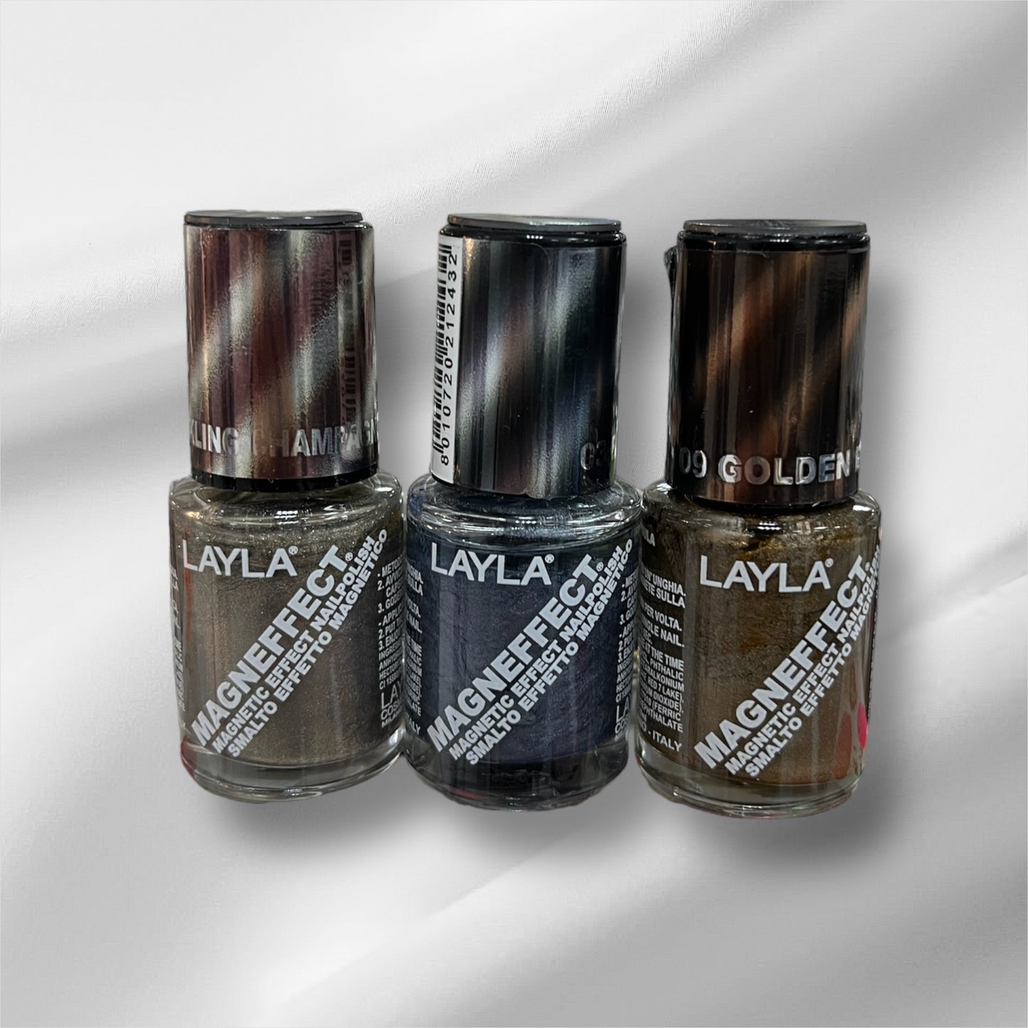 LAYLA MAGNETIC NAIL POLISH 3pcs