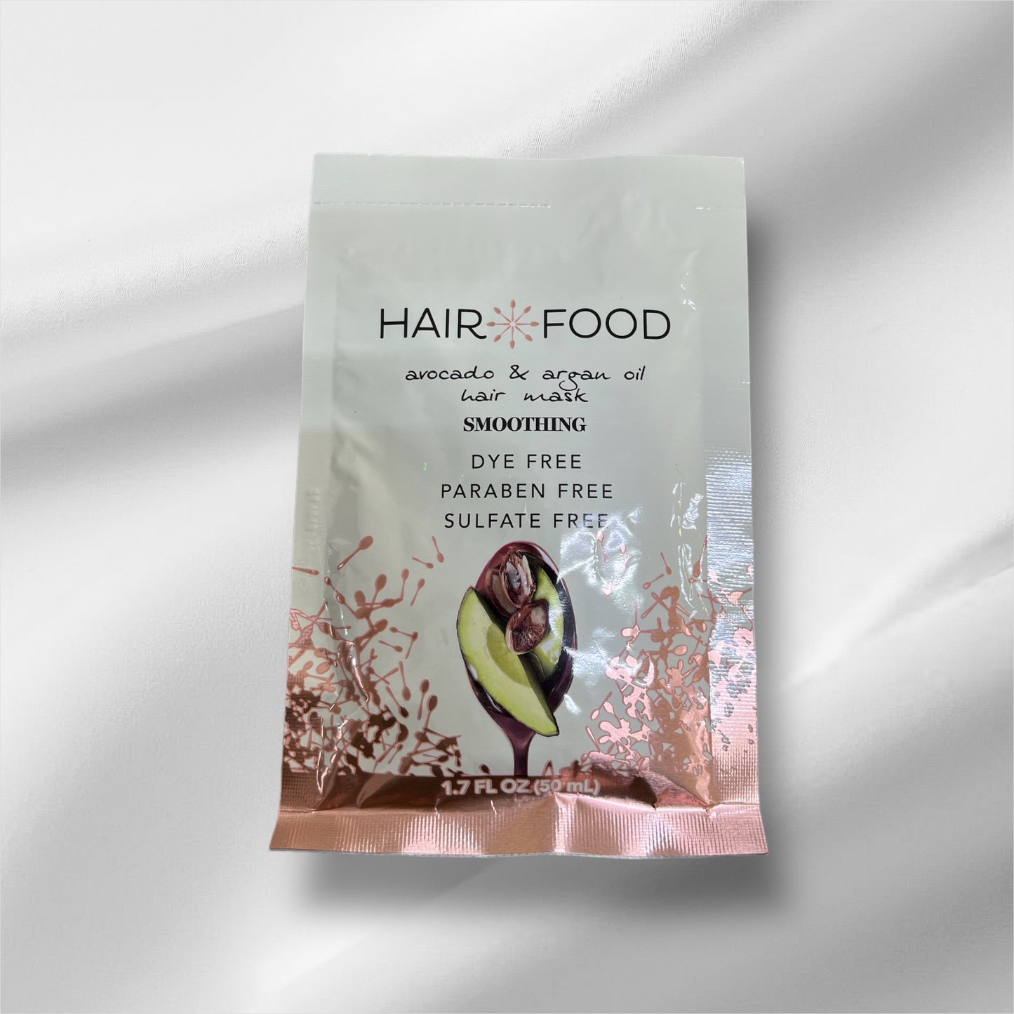 HAIR FOOD Avocado & Argan Oul Hair Mask Smoothing Dye free, Paraben Free, Sulfate Free