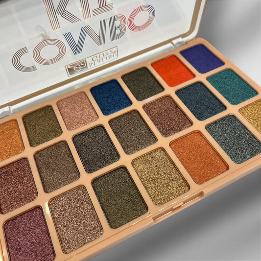 Malibu glitz/ 21 color makeup palette/ combo kit