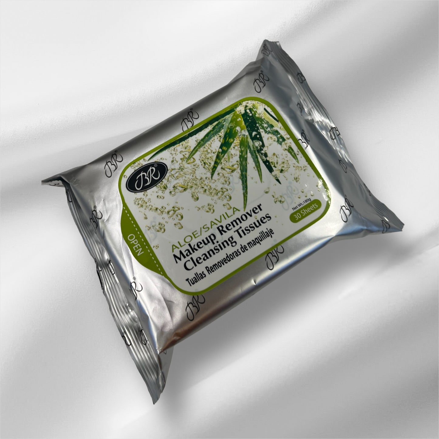 BR makeup remover cleansing tissues/ ALOE