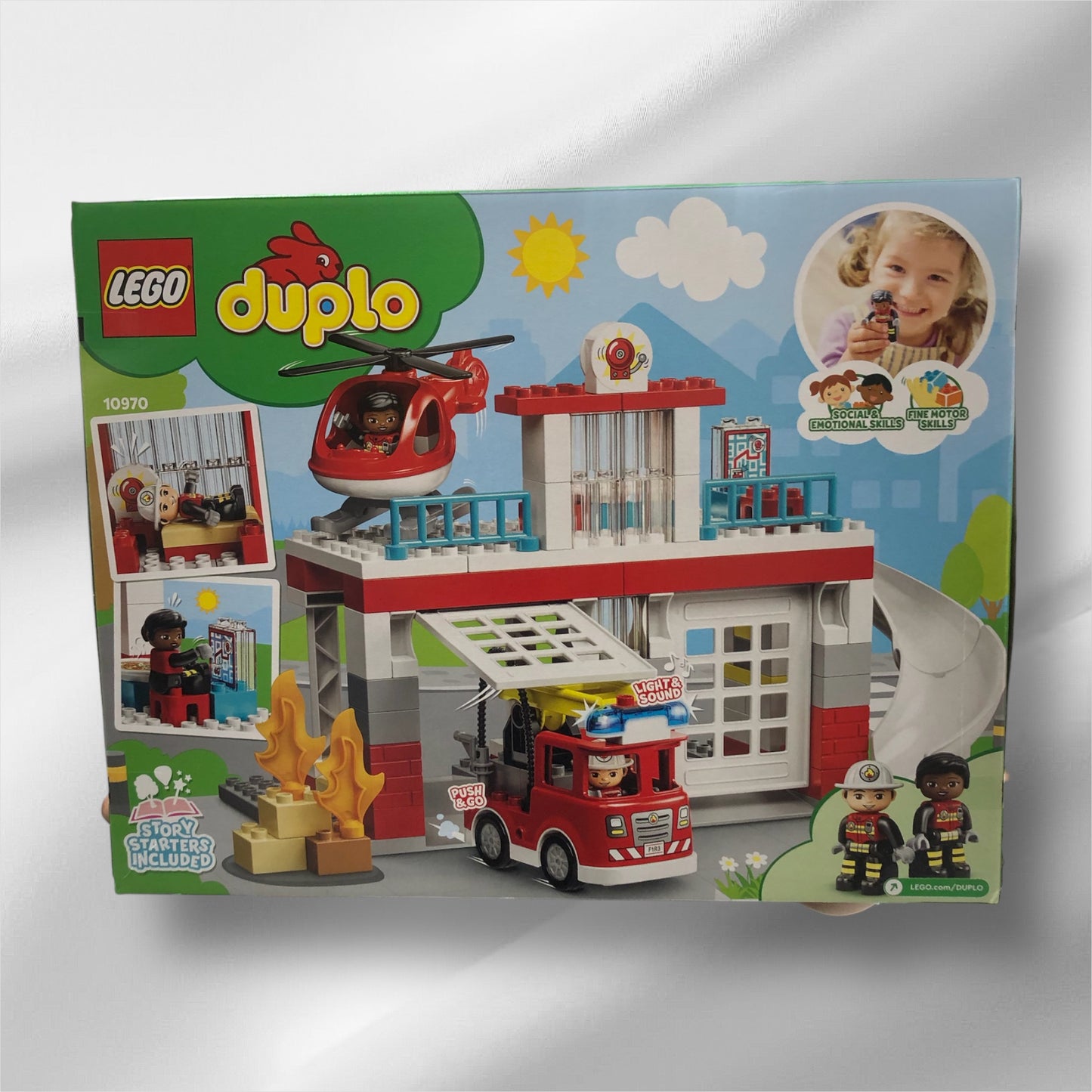 LEGO duplo Fire Station & Helicopter