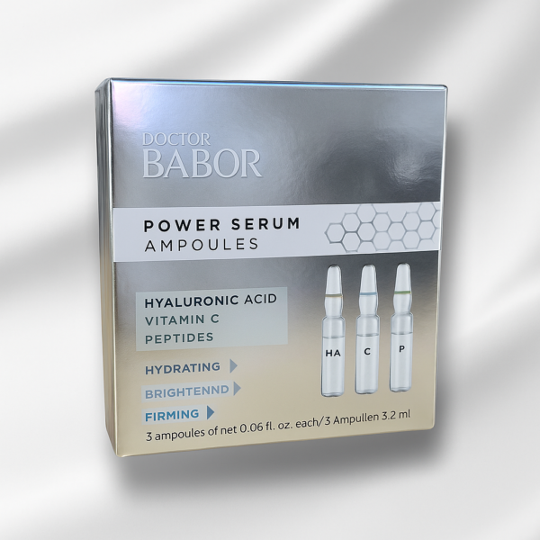 Doctor Babor Power Serum, Ampoules Hyaluronic Acid, Vitamin C, Peptides