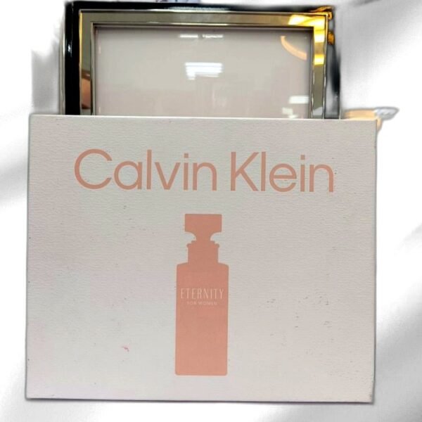 CALVIN KLEIN ETERNITY FOR WOMEN EDP SPRAY 100ML LUXURIOUS BODY LOTION 100ML AND EDP 10ML