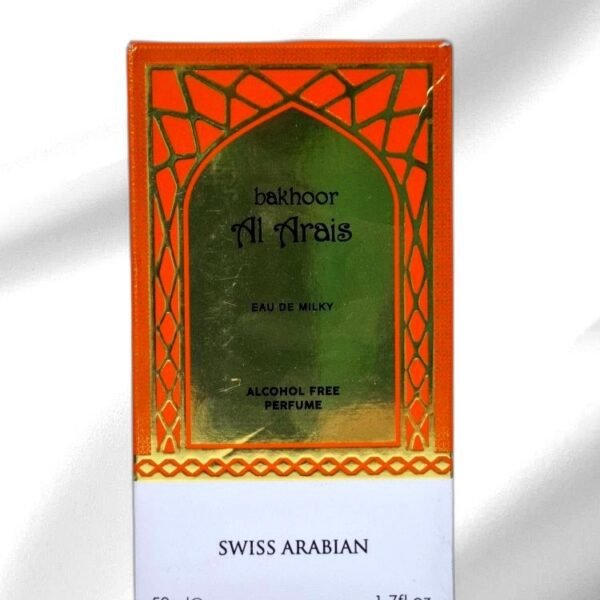 BAKHOOR AL ARAIS EAU DE MILKY ALCOHOL FREE PERFUME 50ML