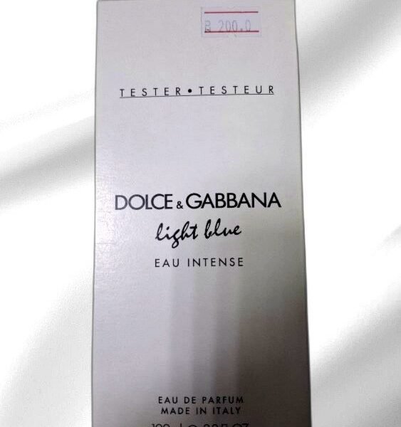 DOLCE & GABBANA LIGHT BLUE EAU INTENSE EDP 100ML