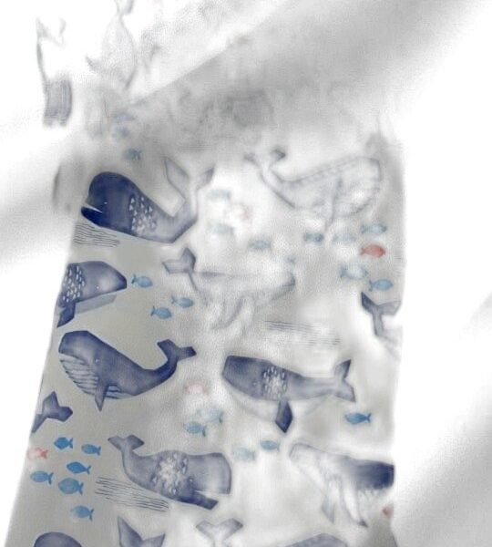 Whale Print Romper