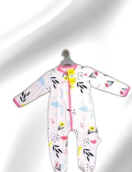 BABY BOL WHITE PRINTED SUIT LONG