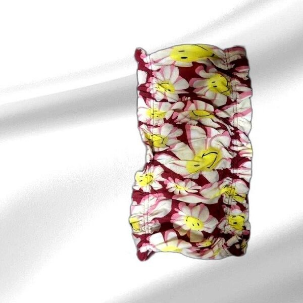 BERSHKA TOP PRINTED