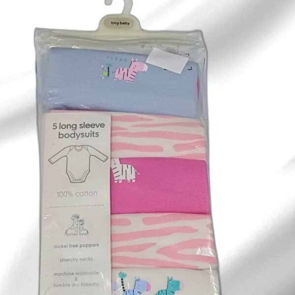 MOTHERCARE 5 LONG SLEEVE BODYSUITS