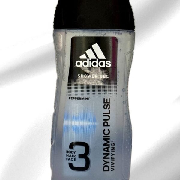 ADIDAS SHOWER GEL PEPPERMINT DYNAMIC PULSE VILIFYING BODY & HAIR & FACE 250ML