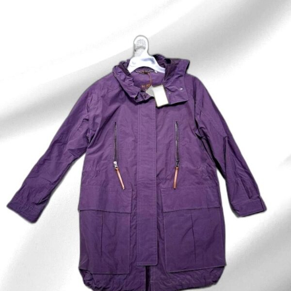 COACH JACKET WITH SLEEVES PURPLE
