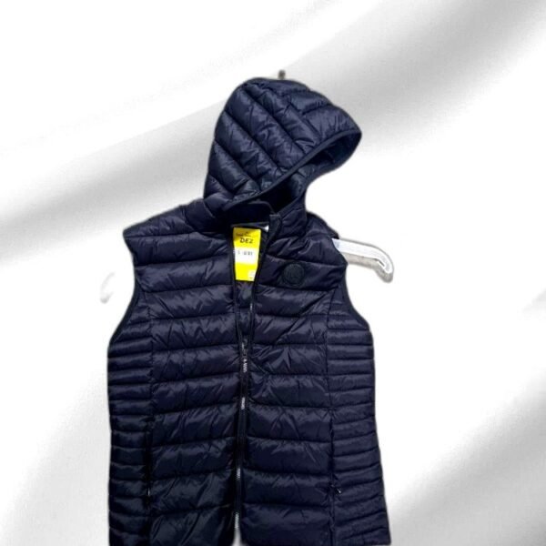 TEDDY SMITH JACKET WITHOUT SLEEVES BLACK