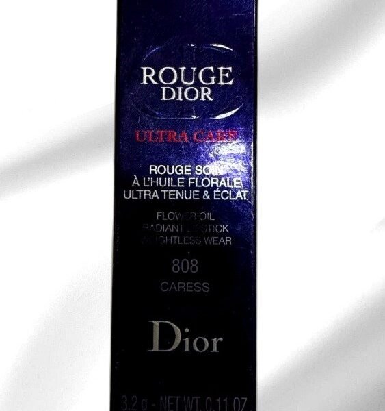 ROUGE DIOR FLOWER OILRADIANT LIPSTICKWEIGHTLESS WEAR808CARESS3,2G