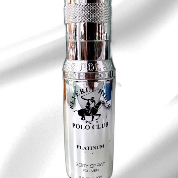 BEVERLY HILLS POLOCLUB PLATINUN BODY SPRAY FOR MEN 90 ML