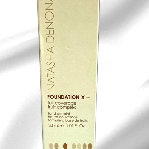 NATASHA DENONA FOUNDATION X+ FULL COVERAGE FRUIT COMPLEX 75Y DARK YELLOW UNDERTONE CAFE 30ML