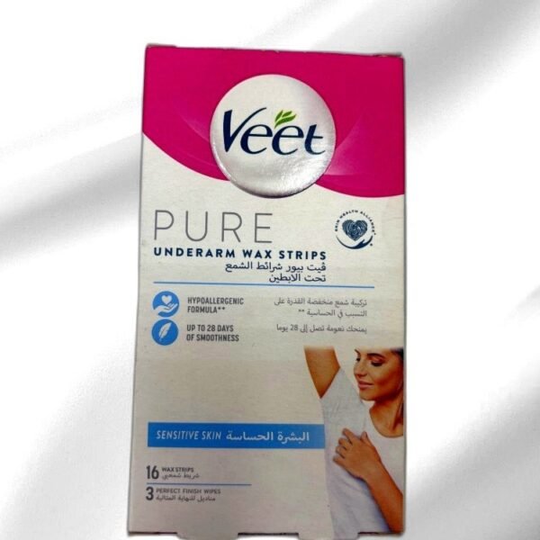 VEET PUREUNDERARM WAX STRIPS
