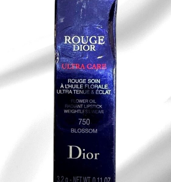 ROUGE DIOR AOWEROILRADIANT LIPSTICKWEIGHTLESS WEAR750BLOSSOM3.2 G
