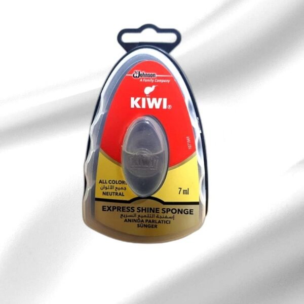 JOHNSON A FAMILY COMPANY KIWI. EXPRESS SHINE SPONGEALL COLORS NEUTRAL 7ML