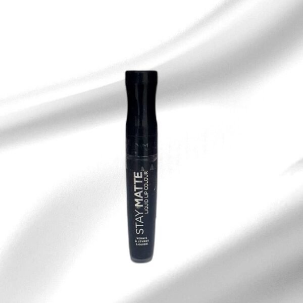 RIMMEL LONDON 840 PITCH BLACKSTAYMATTE LIQUID LIP COLOUR