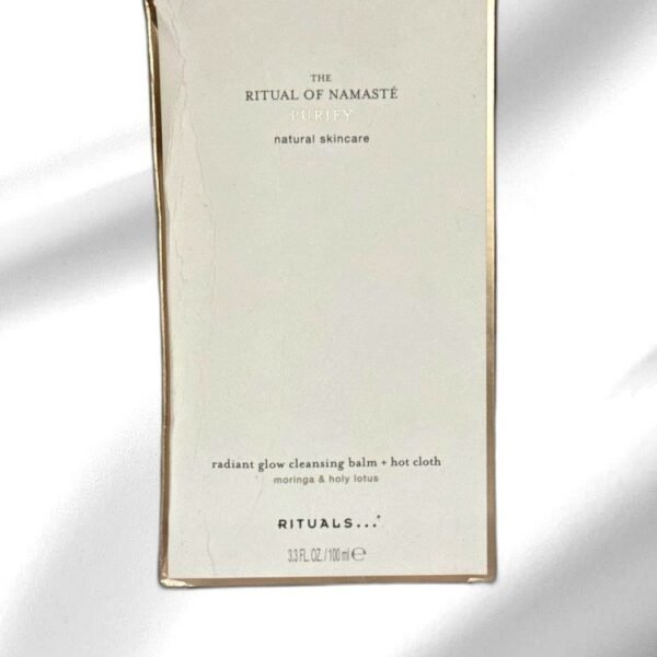 RITUALS PURIFY NATURAL SKIN CARE RADIANT GLOW CLEANSING BALM + HOT CLOTH MORNING & HOLY LOTUS 100ML
