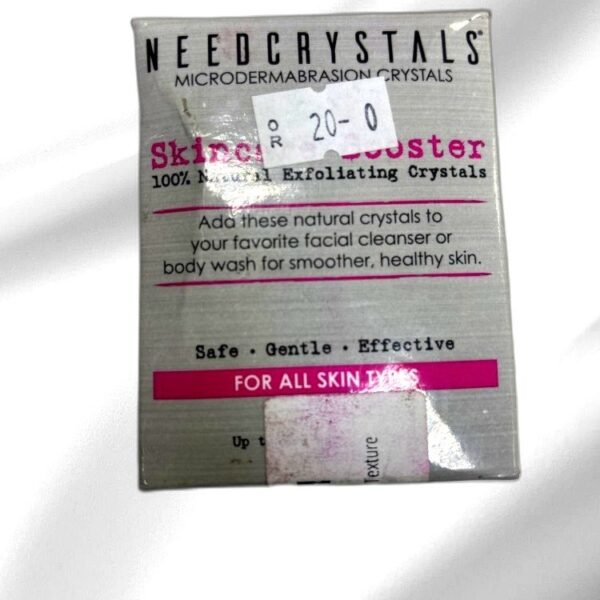 NEED CRYSTALS NATURAL EXFOLIAT ING CRYSTALSGENTLEEFFECTIVE