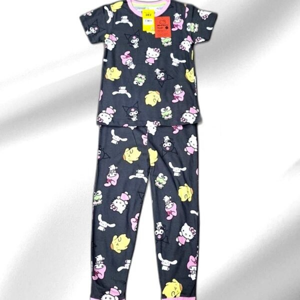 M&S ORIGINAAL KIDS GRAY PRINTED FULL SUIT
