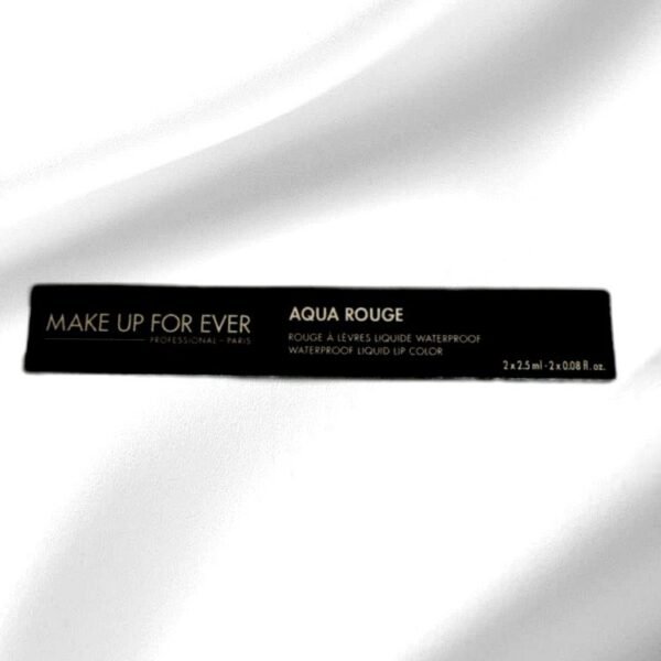 MAKE UP FOR EVER AQUA ROUGE 3 ROUGE Ã  LÃ¨VRES LIQUIDE WATERPROOF WATERPROOF LIQUID LIP COLOR 2X 2.5 ML