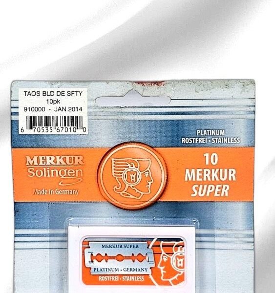 MERKUR SOLINGEN PLATINUM ROSTFREI STAINLESS 10PK
