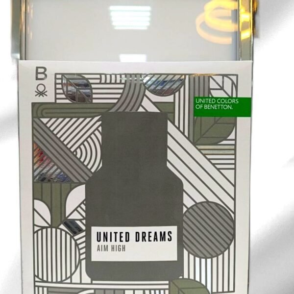 UNITED COLORS OF BENETTON UNITED DREAMS AIM HIGH EDT NATURAL SPRAY FOR MEN 100ML BODY SPRAY FOR MEN 150ML