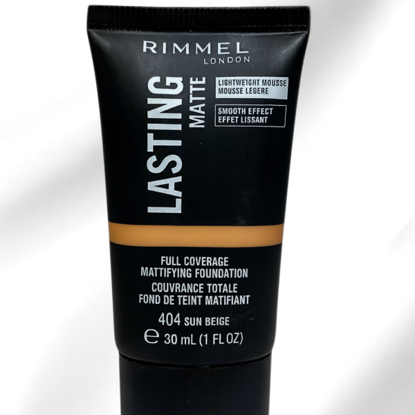 RIMMEL LASTING MATTE FULL COVERAGE 404 SUN BEIGE 30 ML