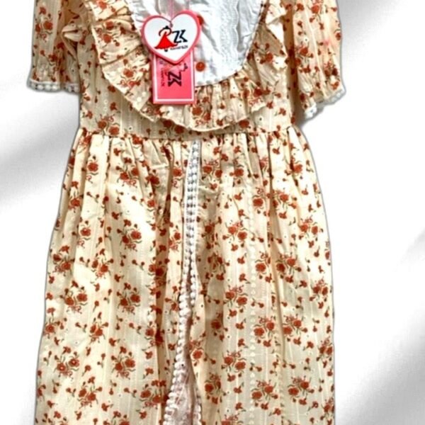 Floral Dress with Ruffles