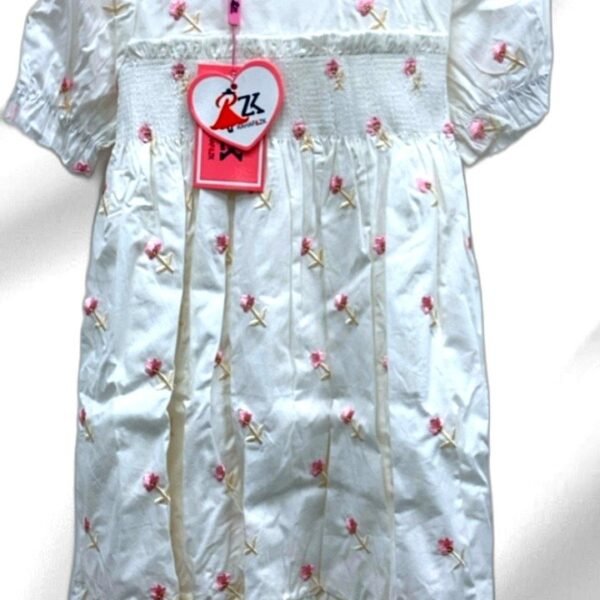 Floral Embroidered Dress