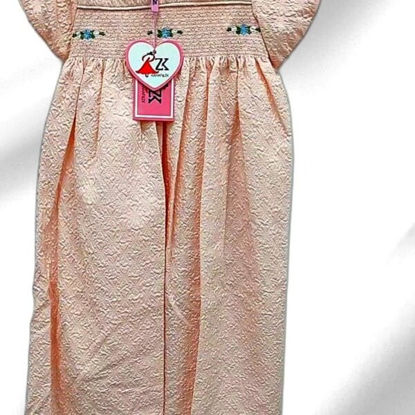 Peach Textured Dress