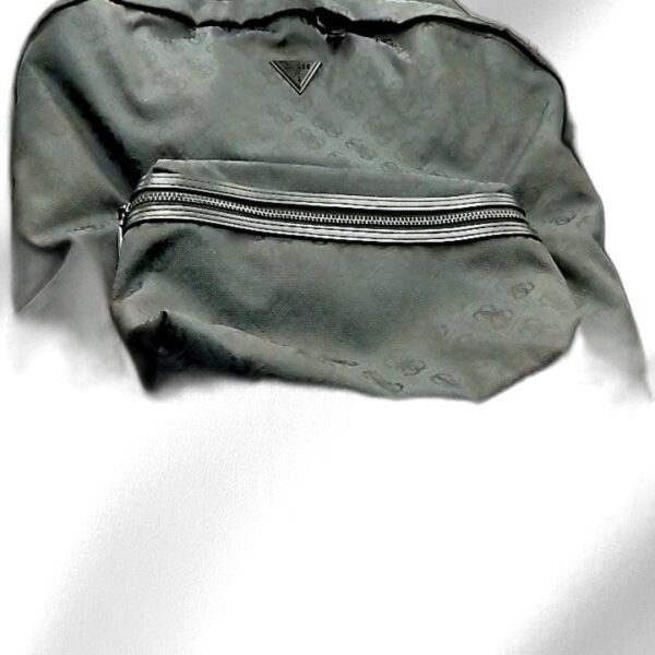 Grey Monogram Backpack