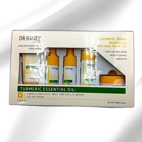 Turmeric Glow Brightening Skin Care Travel Set